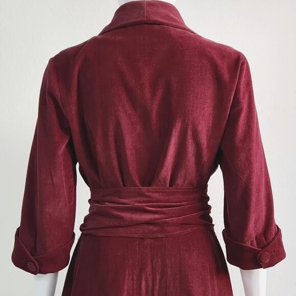 J. Peterman Corduroy Midi Dress Size 10 - Picture 7 of 12